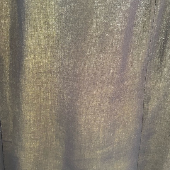 Linen Livianna Conti: midi dress with chiffon top bodice - Picture 3 of 6